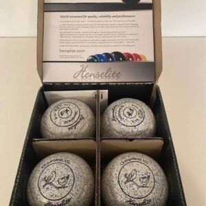Four Henselite Dreamline XG Everest bowls in original compartmented box